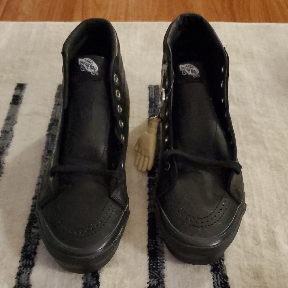 Vans OG Sk8-Hi Jim Goldberg Black Leather High-Tops